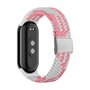 Geflochtenes Nylonband - Rosa mit Wei&szlig; - Xiaomi Smart band 8