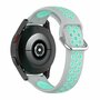 Silikon-Sportband mit Schnalle - Grau + T&uuml;rkis - Xiaomi Mi Watch / Xiaomi Watch S1 / S1 Pro / S1 Active / Watch S2