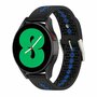 Dot Pattern Armband - Schwarz mit Blau - Xiaomi Mi Watch / Xiaomi Watch S1 / S1 Pro / S1 Active / Watch S2