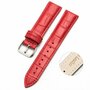 Crocodile Lederband - Rot - Xiaomi Mi Watch / Xiaomi Watch S1 / S1 Pro / S1 Active / Watch S2