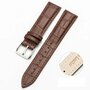 Crocodile Lederband - Braun - Xiaomi Mi Watch / Xiaomi Watch S1 / S1 Pro / S1 Active / Watch S2