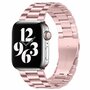 Stahlgliederarmband - Rose pink - Passend f&uuml;r Apple Watch 38mm / 40mm / 41mm