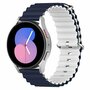 Huawei Watch GT 3 Pro - 43mm - Ocean Style Silikonarmband - Dunkelblau / Wei&szlig;