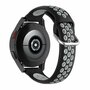 Silikon-Sportband mit Schnalle - Schwarz + Grau - Huawei Watch GT 2 &amp; GT 3 - 42mm