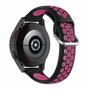 Silikon-Sportband mit Schnalle - Schwarz + Rosa - Huawei Watch GT 2 &amp; GT 3 - 42mm