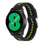 Dot Pattern Armband - Schwarz mit Gelb - Huawei Watch GT 2 &amp; GT 3 - 42mm