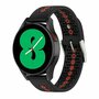 Dot Pattern Silikonarmband - Schwarz mit Rot - Huawei Watch GT 2 / GT 3 / GT 4 - 46mm