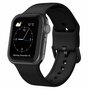 Weiches Silikonarmband mit Schnallenverschluss - Schwarz - Geeignet f&uuml;r Apple Watch 38mm / 40mm / 41mm