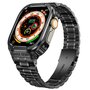 Ultra-Schutz-Edelstahlband - Schwarz - Geeignet f&uuml;r Apple Watch 44mm