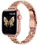 Stahlband Slim Fit - Ros&eacute;gold - Geeignet f&uuml;r Apple Watch 38mm / 40mm / 41mm / 42mm