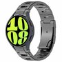 Titaniumband mit Verbindungsknopf - Graphitgrau - Samsung Galaxy Watch 6 Classic - 47mm &amp; 43mm