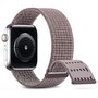 Nylon Sport Looparmband - Lila - Extra starker Klettverschluss - Geeignet f&uuml;r Apple Watch 38mm / 40mm / 41mm