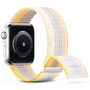 Nylon Sport Looparmband - Starlight multicolour - Extra starker Klettverschluss - Passend f&uuml;r Apple Watch 38mm / 40mm / 41mm