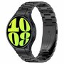 Stahlband mit Verbindungsknopf - Schwarz - Samsung Galaxy Watch 6 Classic - 47mm &amp; 43mm