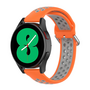 Silikon-Sportarmband mit Schnalle - Orange + Grau - Samsung Galaxy Watch 7 - 40mm / 44mm