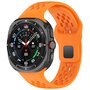 Silikon-Sportband Holes Style - Orange - Samsung Galaxy Watch Ultra 47mm