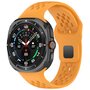 Silikon-Sportband Holes Style - Ocker - Samsung Galaxy Watch Ultra 47mm