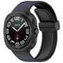 Hybrid Leder + Silikonband - Dunkelblau - Samsung Galaxy Watch Ultra 47mm