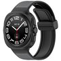 Hybrid Leder + Silikonband - Grau - Samsung Galaxy Watch Ultra 47mm