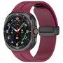 D-Buckle-Sportarmband - Weinrot - Samsung Galaxy Watch Ultra 47mm