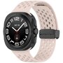 D-Buckle Silikon-Sportband - Sand Pink - Samsung Galaxy Watch Ultra 47mm