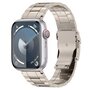 Titanium Premium Link Armband - Farbe Titanium - Geeignet f&uuml;r Apple Watch 42mm / 44mm / 45mm / 46mm / 49mm