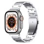 Titaniumband - Silber - Geeignet f&uuml;r Apple Watch 44mm / 45mm / 46mm / 49mm