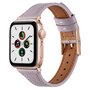 Lederarmband - Lila - Geeignet f&uuml;r Apple Watch 38mm / 40mm / 41mm / 42mm