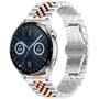 Stahlband - Silber / Ros&eacute;gold - Huawei Watch GT 5 (Pro) / GT 4 / GT 3 / GT 2 - 46mm