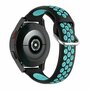 Silikon-Sportarmband mit Schnalle - Schwarz + Blau - Huawei Watch GT 5 (Pro) / GT 4 / GT 3 / GT 2 - 46mm