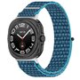 Nylon Sport Looparmband - Blau - Samsung Galaxy Watch Ultra 47mm