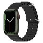 Ocean Armband - Schwarz - Geeignet f&uuml;r Apple Watch 38mm / 40mm / 41mm / 42mm