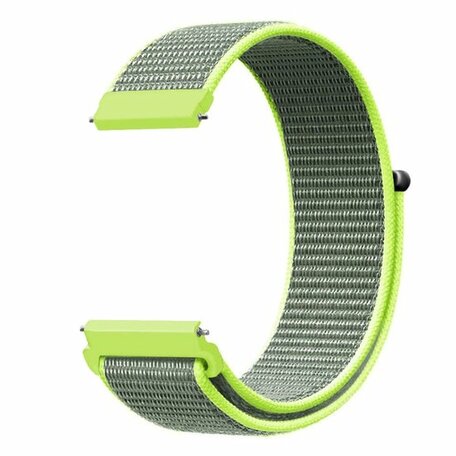 Samsung Galaxy Watch - 42mm - Sport Loop Armband - Neon grün