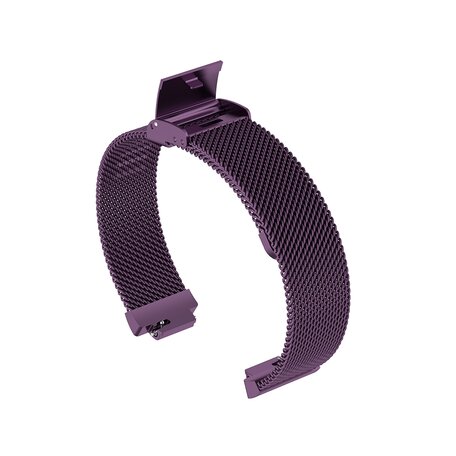 Fitbit Inspire Milanaise Armband mit Schnalle - Größe: Groß - Lila