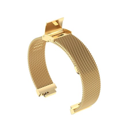 Fitbit Inspire Milanaise Armband mit Schnalle - Größe: Groß - Gold