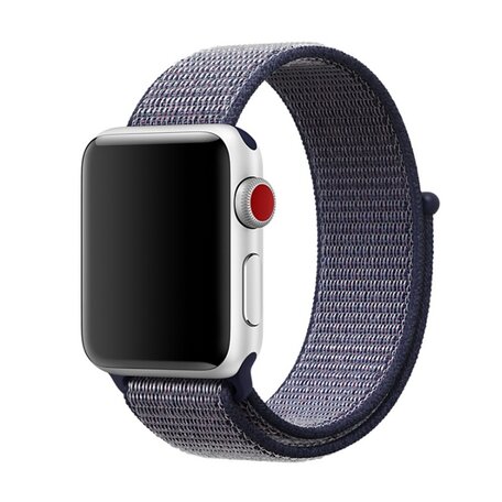 Sport Loop Armband - Marineblau - Geeignet für Apple Watch 38mm / 40mm / 41mm