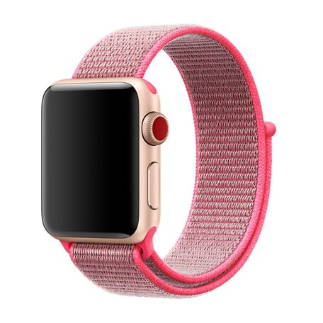 Sport Loop Armband - Pink - Geeignet für Apple Watch 38mm / 40mm / 41mm / 42mm