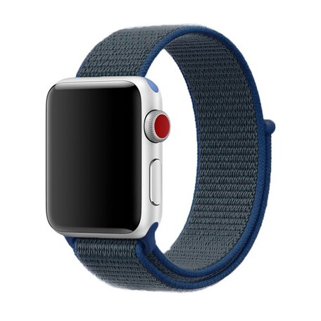 Sport Loop Armband - Dunkelblau - Geeignet für Apple Watch 38mm / 40mm / 41mm