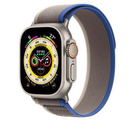 Trail Armband - Grau - Geeignet für Apple Watch 38mm / 40mm / 41mm