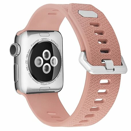 Gemustertes Silikonarmband - Retro Rose - Geeignet für Apple Watch 42mm / 44mm / 45mm / 46mm / 49mm