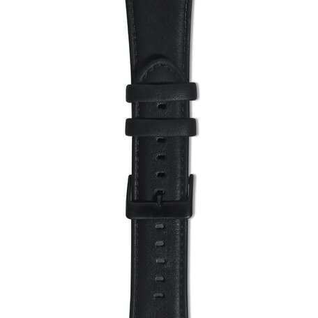 Luxus-Echtlederarmband - Schwarz - Geeignet für Apple Watch 42mm / 44mm / 45mm / 46mm / 49mm