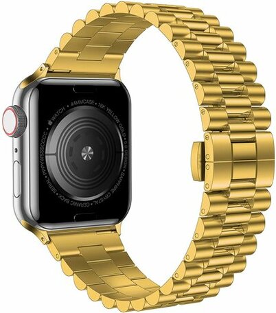 Metallgliederband - Gold - Passend für Apple Watch 42mm / 44mm / 45mm / 49mm