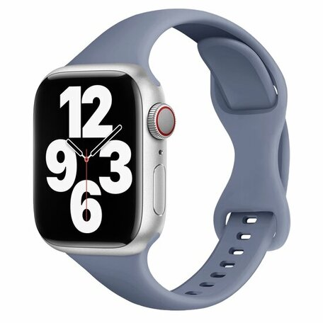 Sportarmband Slim Fit - Grau-Blau - Geeignet für Apple Watch 38mm / 40mm / 41mm