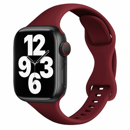 Sportarmband Slim Fit - Bordeaux - Geeignet für Apple Watch 38mm / 40mm / 41mm