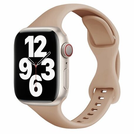 Sportarmband Slim Fit - Cappuccino - Geeignet für Apple Watch 38mm / 40mm / 41mm