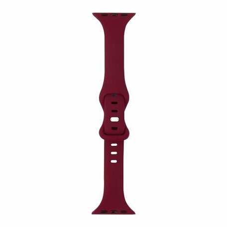 Sportarmband Slim Fit - Bordeaux - Geeignet für Apple Watch 42mm / 44mm / 45mm / 46mm / 49mm