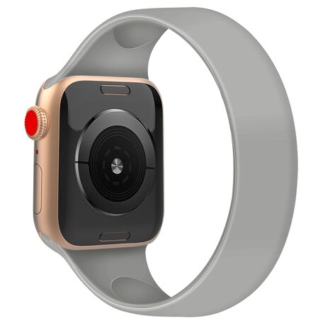 Solo Loop Link series Armband - Größe: S - Grau - Geeignet für Apple Watch 38mm / 40mm / 41mm