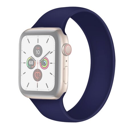 Solo Loop Link series Armband - Größe: S - Saphirblau - Geeignet für Apple Watch 42mm / 44mm / 45mm / 46mm / 49mm