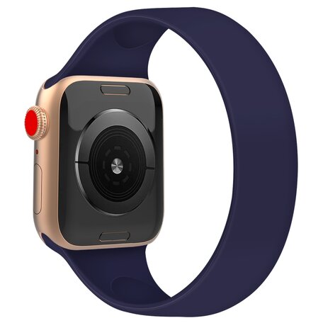 Solo Loop Link series Armband - Größe: S - Saphirblau - Geeignet für Apple Watch 42mm / 44mm / 45mm / 49mm