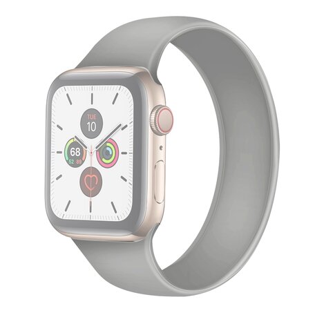 Solo Loop Link series Armband - Größe: S - Grau - Geeignet für Apple Watch 42mm / 44mm / 45mm / 46mm / 49mm